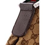 Saddle Zip Messenger Bag GG Canvas with Leather Medium crossbody bag 6