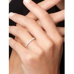 Кольцо Sadie Eternity Band из белого золота 2
