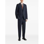 single-breasted deconstructed striped jacket in wool 2