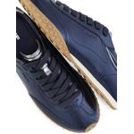 metallic-effect leather sneakers 5