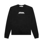 Свитеры Off-White Chunky Logo Slim Crewneck 'Черный/Белый' 1