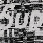 Вязаные шапки Supreme Big Logo Beanie 'White Plaid' 3