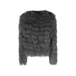 curly lamb fur blouse 1