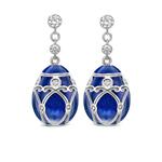 Серьги Heritage Palais из белого золота с бриллиантами 1