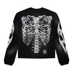 Футболки с длинным рукавом Hellstar Skeleton Long-Sleeve 'Black' 2