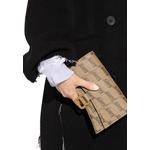 Hourglass BB Monogram Chain Wallet в бежевом цвете 5