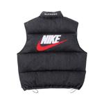 Джинсовый дутый жилет из коллаборации с Nike 2