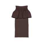 bow-embellished peplum midi skirt 2