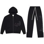 Loungewear Godspeed OG Logo Sweatsuit V2 'Черный атлас' 1