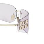 Солнцезащитные очки Miu Miu Frameless 'Фиолетовый' 3