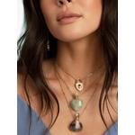Колье Potion Bottle из желтого золота с аквамарином и бриллиантами 2