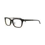 Очки Saint Laurent Square-Frame Acetate Optical Frames «Havana Silver Transparent» 2