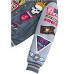 NYC Streetwear - Fearless Varsity Jacket - Серый 6