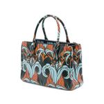 Маленькая сумка-сэтчел Saffiano Lux Galleria Lily Print Double Zip (2013-2026 годы) 2