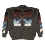 Свитеры Off-White Diag Brush Mohair Crewneck 'Grey' 2