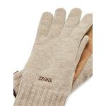 Кашемировые перчатки с вышитым логотипом 2