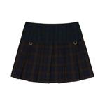 Юбки Brain Dead x Coach Mini Plaid Pleated Skirt 'Dark Brown' 2