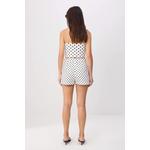 Шорты Black-White Gabardine Polka Dot Mini Shorts & Bermuda Twoss26Sr00253 4