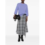 checked fringed midi skirt 2