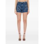 Джинсовые шорты с заклепками 1