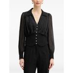 pleated buttoned blouse 1