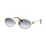 Солнцезащитные очки Miu Miu Logo 'Золотой' 1