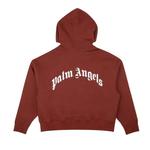 Худи Moncler Genius x Palm Angels с логотипом, бордовый 2