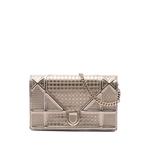 2017 Metallic Patent Microcannage Diorama Wallet on Chain crossbody bag 1