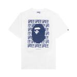 Футболки BAPE Logo Monogram Tee 'White' 1