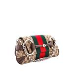 Маленькая сумка на плечо Horsebit NM Web Chain Clutch GG Canvas 2