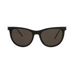 Очки Saint Laurent Cat Eye-Frame Acetate Солнцезащитные очки 'Black Silver' 1