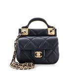 Стеганый клатч Lady Handle Flap Card Holder on Chain 1