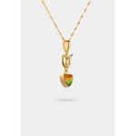 Подвеска Amour Fleur Ammolite 152 с золотым покрытием 2
