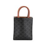 Сумка-сэтчел Vertical Cabas Tote Triomphe Coated Canvas Mini 2