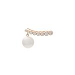 Серьга Croissant Mer au Sud из желтого золота с бриллиантами 1