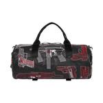Сумки-дафл Supreme Guns Embroidered Leather Duffle Bag 'Black' 2