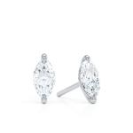 Серьги The Marquise из белого золота с бриллиантами 1