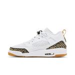 Кроссовки Air Jordan Spizike Low GS 'White Black Metallic Gold' 3