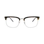 Оптические очки Saint Laurent Square 'Havana/Silver/Transparent' 1