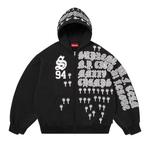 Худи Supreme League Champs Zip Up Hooded Sweatshirt 'Black' 1