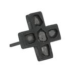 Серьги Plus Mega Pave 12 мм 2