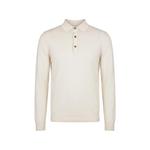 long-sleeve buttoned polo shirt 1