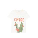 cactus-print T-shirt 1