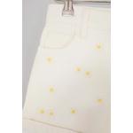 Экрю джинсовые шорты и бермуды для девочек на резинке Tkdss26Sr00011 4