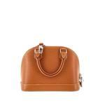 Alma Handbag Epi Leather with Logo Jacquard Strap BB shoulder bag 2