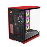 HYTE Y50 RGB ATX корпус - Черно-красный 5