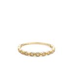 18K yellow gold Maurine diamond ring 1