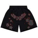Брюки Sp5der Beluga Outline Sweatshort 'Black' 1