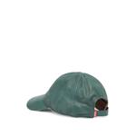logo-embossed leather baseball cap 2