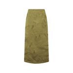 Inez leaf-pattern maxi skirt 1